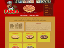 Web Design Project - Hampton-pizza